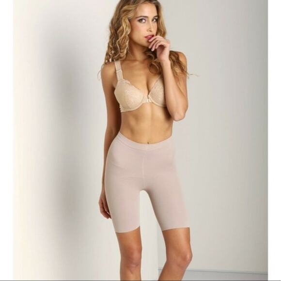 SPANX Womens Power Panties Mid Thigh Shorts Shaper Undergarment Size D - Picture 1 of 6